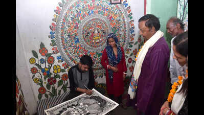 Bihar’s first Shilpgram inaugurated at Madhubani’s Jitwarpur village