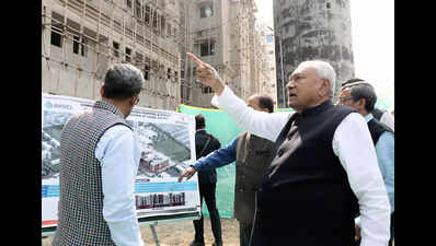 Nitish inspects 1,200-bed IGIMS expansion project