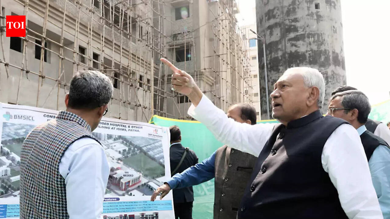 Nitish inspects 1,200-bed IGIMS expansion project