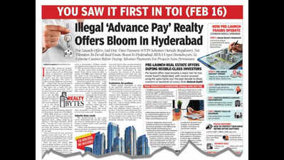 No misleading pre-launch advertisements, Telangana RERA warns developers
