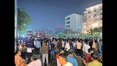 Ahmedabad: Protest erupts again over 4km detour on SP Ring Road