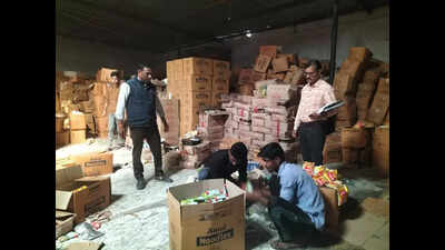 Food safety team destroys 30,000 kg expired food items; warehuse resealed
