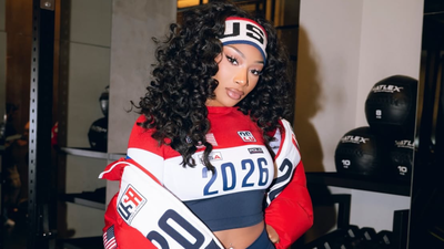 Megan Thee Stallion turns heads at Milano Cortina Winter Olympics with bold Team USA speed skating fit in Italy