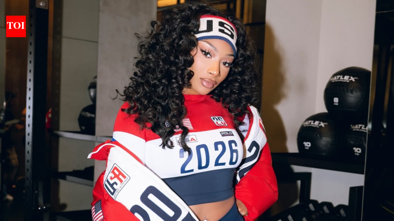 Megan Thee Stallion turns heads at Milano Cortina Winter Olympics with bold Team USA speed skating fit in Italy