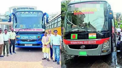Agartala-Dhaka direct bus trial runs held, service likely to resume soon