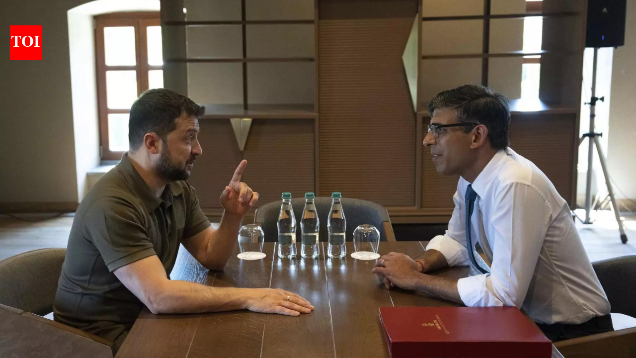 ‘Russia suffering 1,000 casualties a day, 80% from drones’: Rishi Sunak writes after meeting Volodymyr Zelenskyy | World News – The Times of India