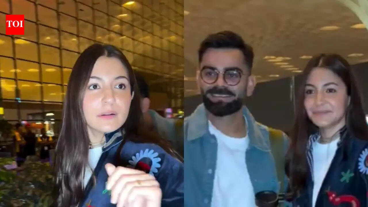 Virat Kohli and Anushka Sharma spotted at Mumbai airport after Alibaug getaway - VIDEO