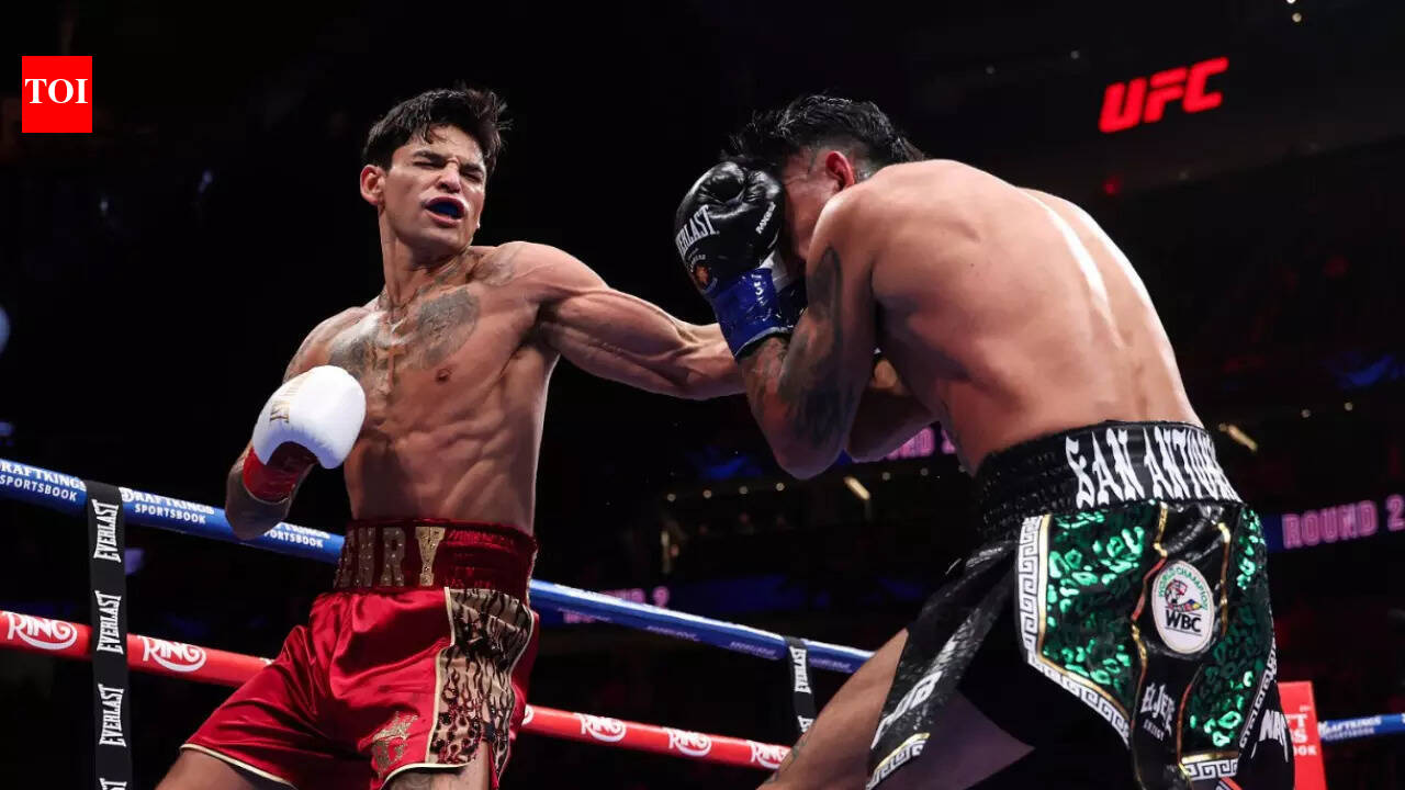 Ryan Garcia lands early knockdown, dominates Mario Barrios to win WBC welterweight title in Las Vegas