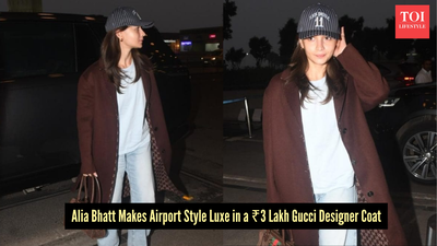 Inside Alia Bhatt’s Rs 3 lakh Gucci coat that made her airport look go viral