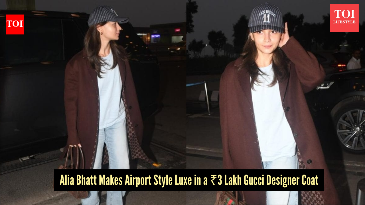 Inside Alia Bhatt’s Rs 3 lakh Gucci coat that made her airport look go viral