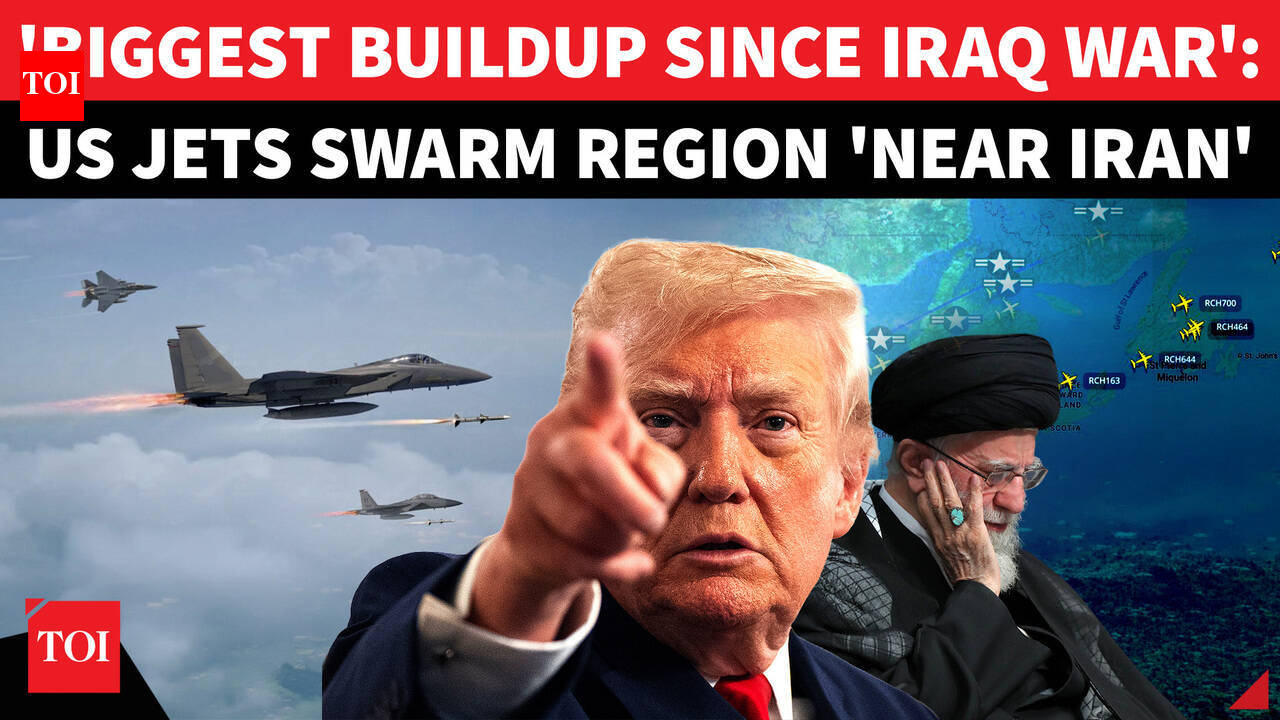 US Jets 'SWARM IRAN'S DOORSTEP', Trump Poised To Order Strike? ‘Endless Weapons Storm Incoming...’