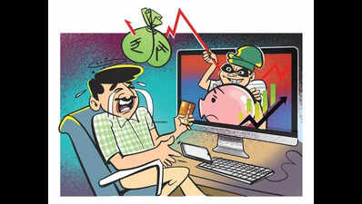 Cyber fraudsters dupe 2 Vizag residents of over Rs 3 crore