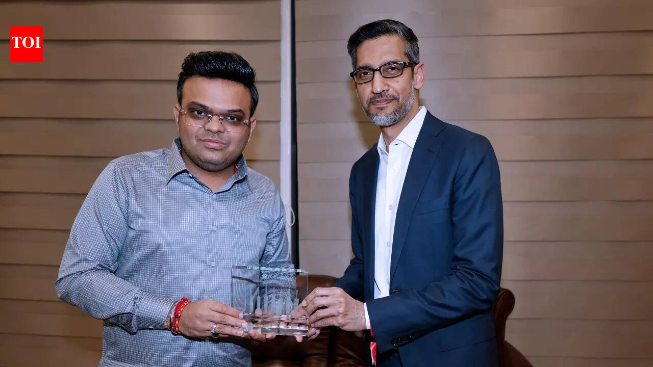 Jay Shah, Sundar Pichai attend India vs South Africa T20 World Cup Super 8 clash in Ahmedabad