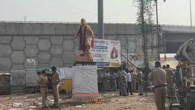 Sambhaji Maharaj’s statue erected illegally in Mohol