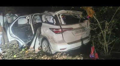 Ex-JD(S) MLA injured in car accident