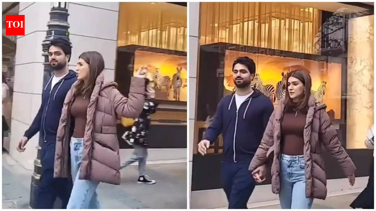 Kriti Sanon and Kabir Bahia’s cosy London walk caught on camera, hand-in-hand video goes viral