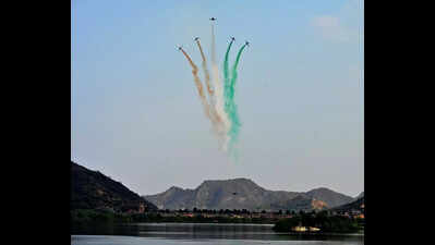 Jaipur witnesses unforgettable show in the skies