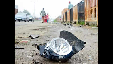 Youth killed in collision with speeding truck; driver absconding