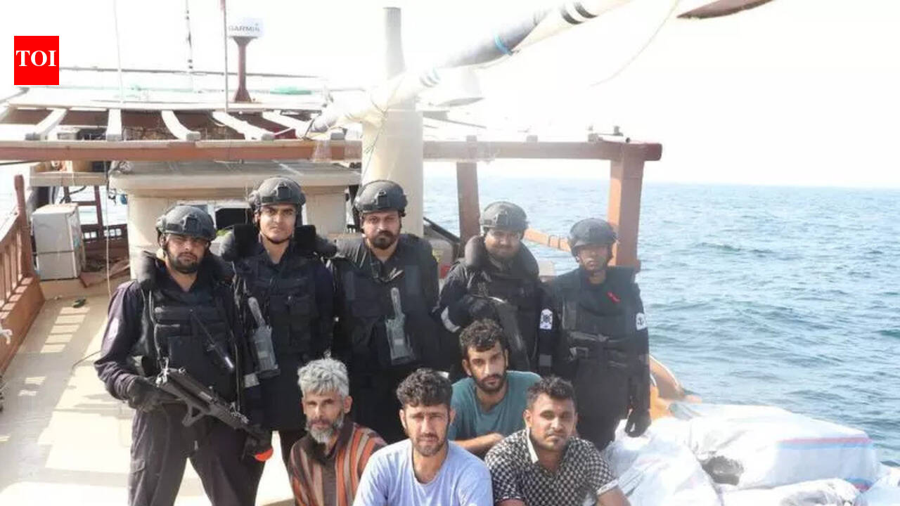 Cigarettes worth 5 crore seized, 4 Iranian crew held