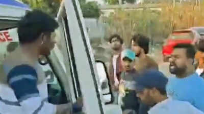 Rage over grazing car in Bengaluru: Ambulance rushing to attend critically ill patient stopped midway, driver abused