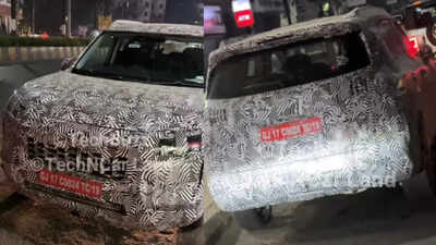 MG Motor testing Starlight 560 Hybrid SUV in India: Spy images, details