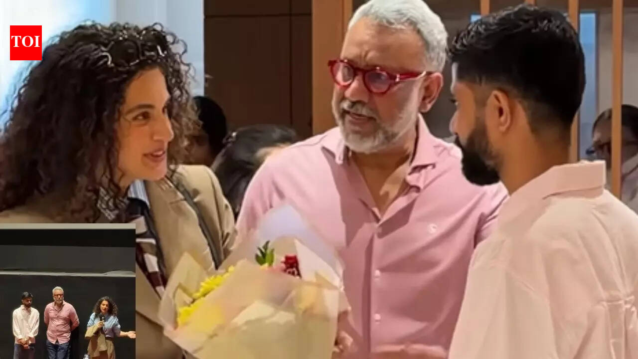 'Laalo' meets 'Assi': Gujarati film team shares a warm moment with Taapsee Pannu and Anubhav Sinha - Watch VIDEO