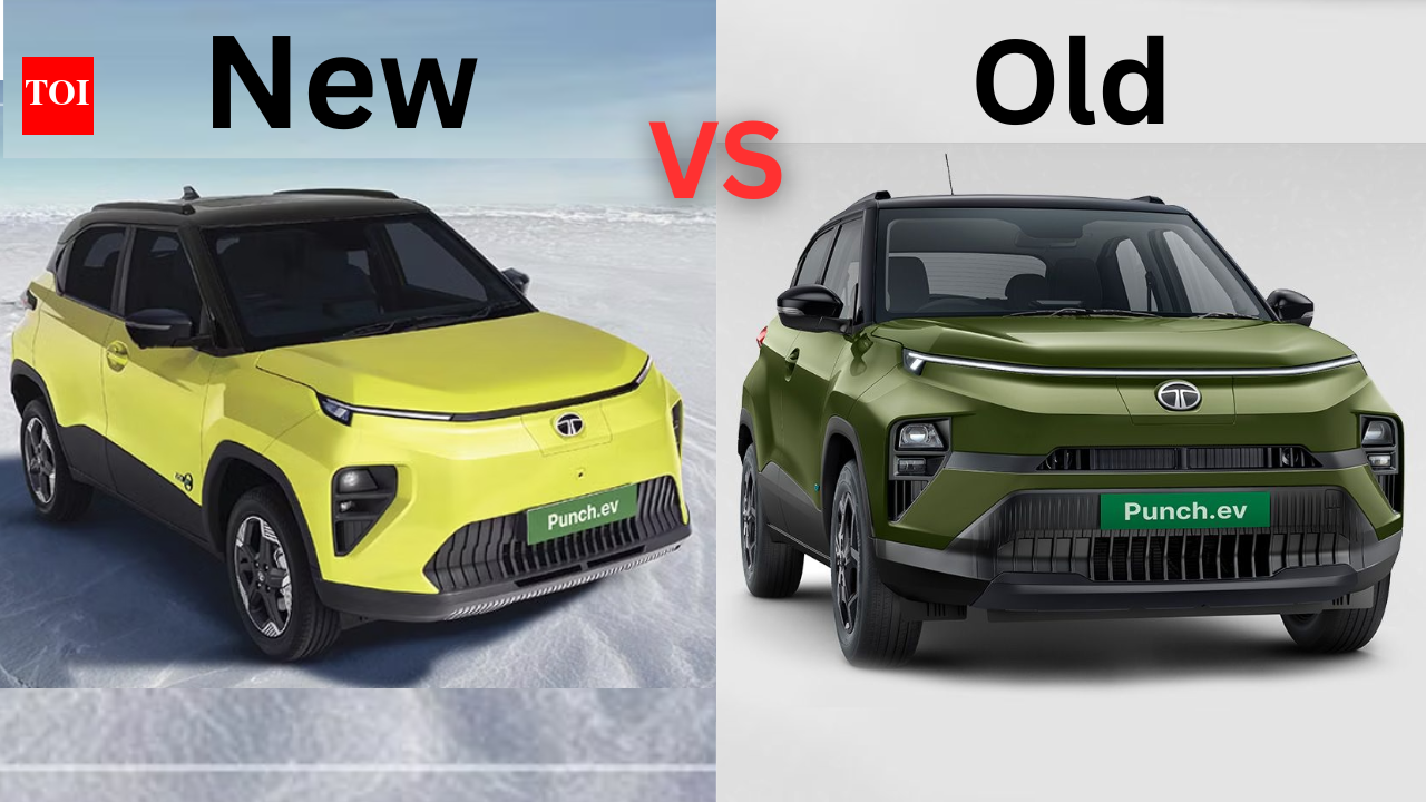 2026 Tata Punch EV facelift vs Old Punch EV: Changes, updates explained