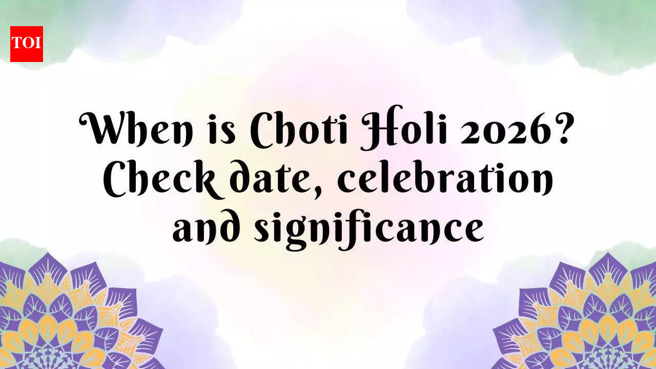 When is Choti Holi 2026? Check date, celebration and significance