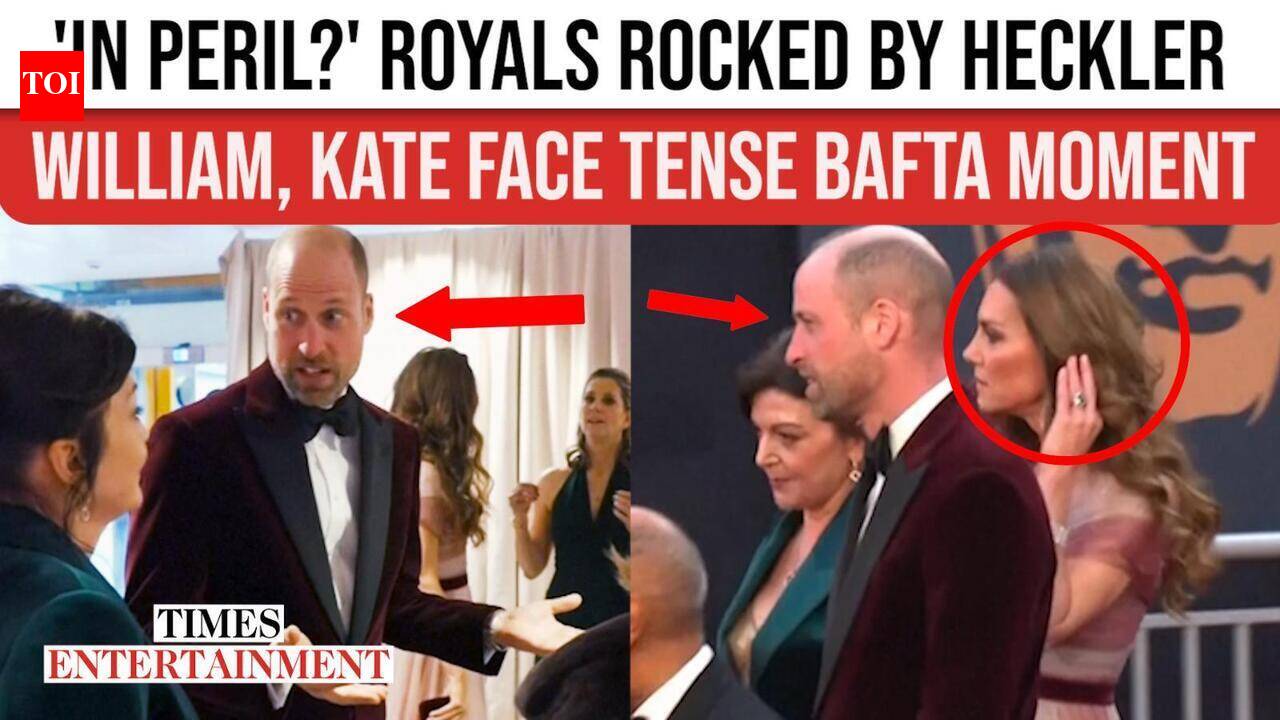 Royal Pink Carpet Stress: ‘Frowning’ Prince William, ‘Tense’ Kate Flip Heads At BAFTA