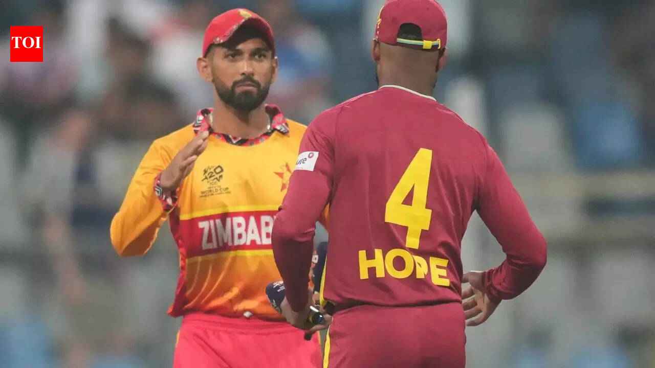 T20 World Cup LIVE: Windies near massive win as Zimbabwe falter in 255 chase