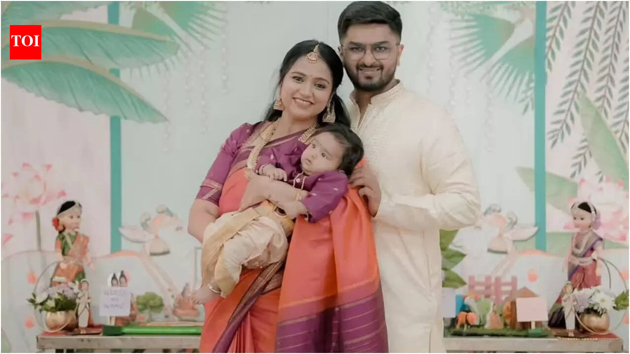 Actress Rashmi Prabhakar celebrates son’s naming ceremony; Names him Agastya Vedanth