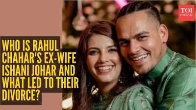 Who is Rahul Chahar's ex-wife Ishani Johar and what led to their divorce?