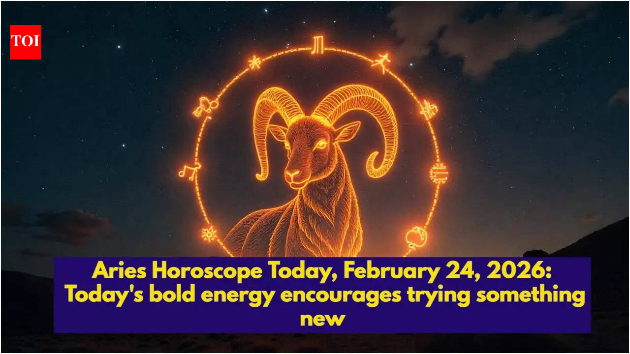 Aries Horoscope Today, February 24, 2026: Today's bold energy encourages trying something new