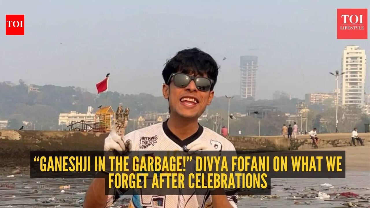When I saw a Ganesh idol lying in the garbage… Influencer Divya Fofani speaks about how people forget the responsibility that comes after the celebration