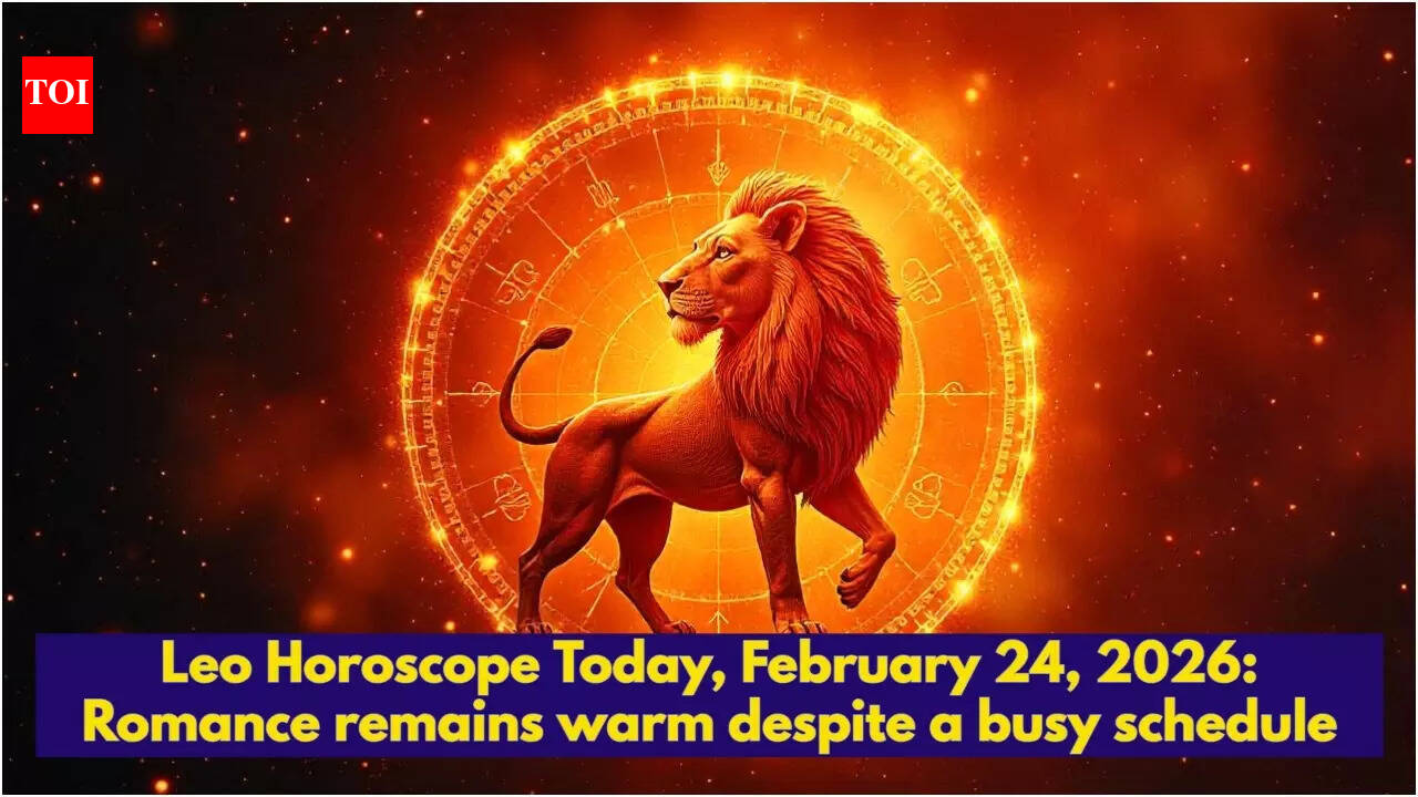 Leo Horoscope Today, February 24, 2026: Romance remains warm despite a busy schedule
