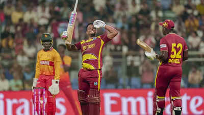 West Indies smash second-highest T20 World Cup total – Check full list | Cricket News – The Times of India