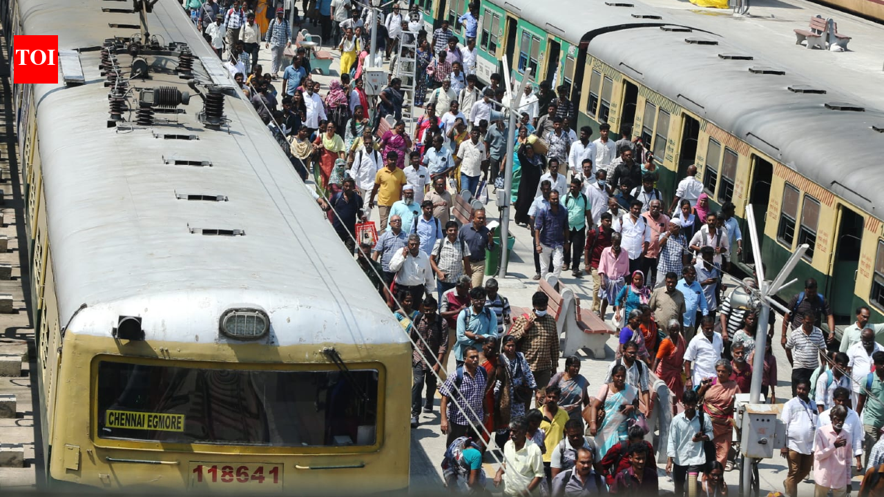 Work at Chennai Egmore station: Southern Railway to run more EMU shuttle services