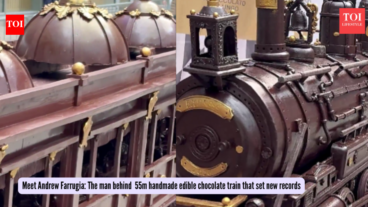 Meet Andrew Farrugia: The man behind 55m handmade edible chocolate train that set new records