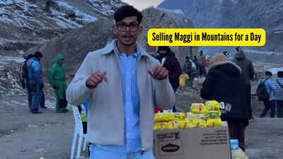 This young boy set up a small Maggi stall in the hills and made ₹21,000 in one day; “retirement plan” anyone?