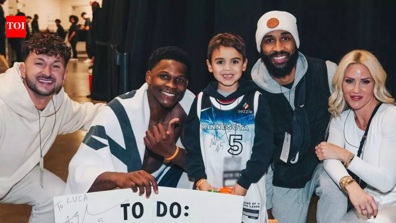 Why does Anthony Edwards still wear the wristband gifted by young fan battling blood cancer?