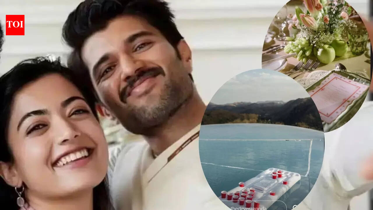 Rashmika, Vijay drop glimpses from their wedding festivities: PICS