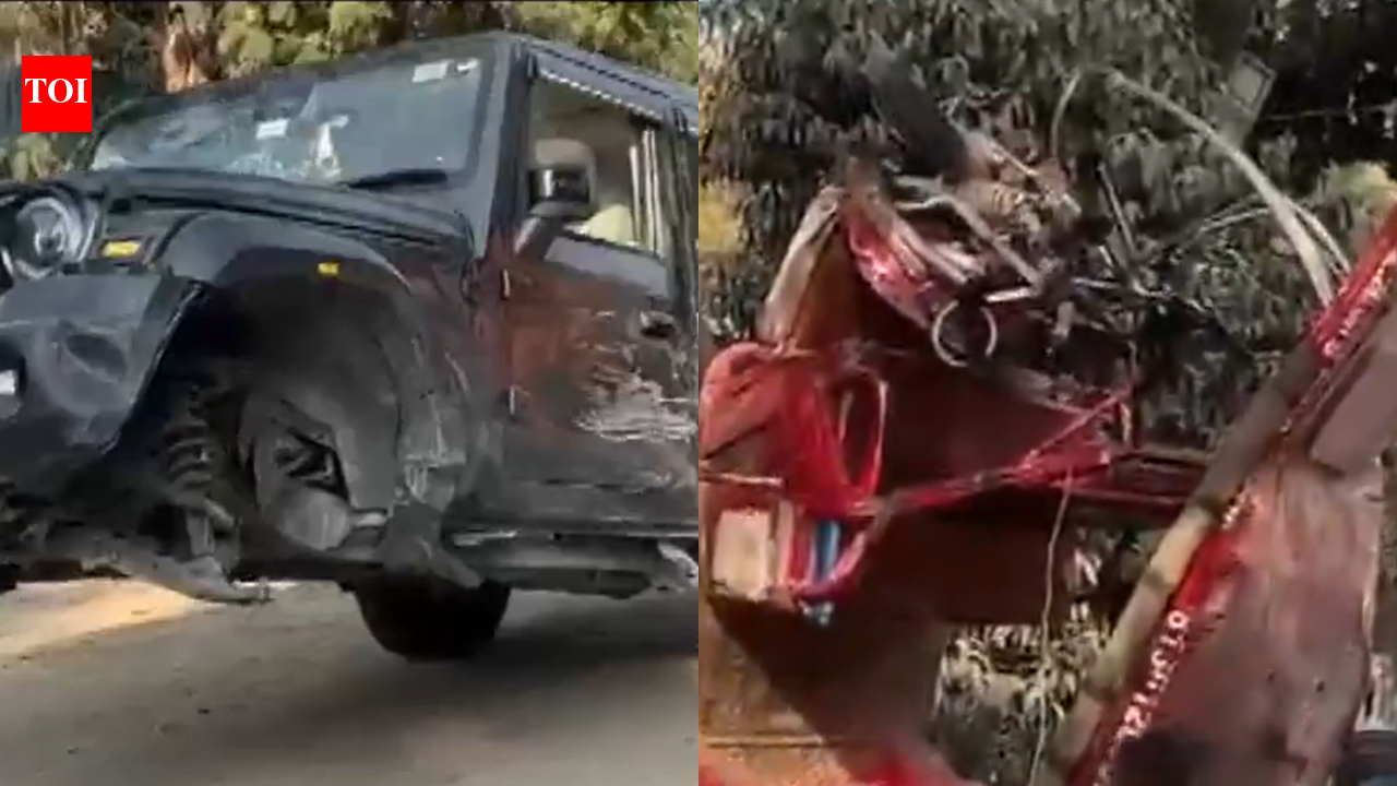 4 injured after Thar crashes into e-rickshaw in Noida's Sector 49, driver arrested