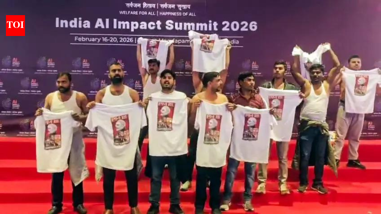 'Shirtless' protest at AI summit: Youth Congress chief Uday Bhanu Chib arrested