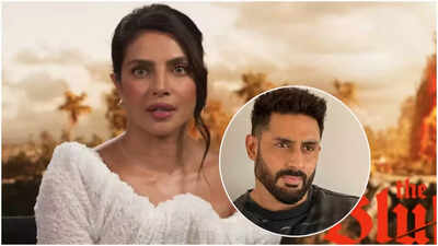Priyanka Chopra reveals a co-star gave her the nickname 'Piggy Chops'; netizens mention Abhishek Bachchan