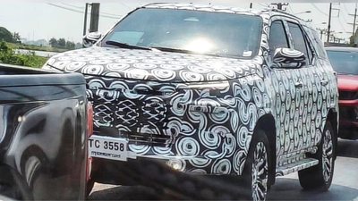 New Toyota Fortuner spotted: New macho, muscular design