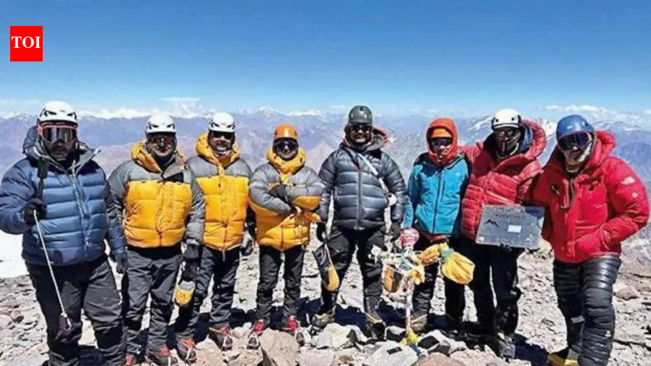 Indian team scale South America's highest peak