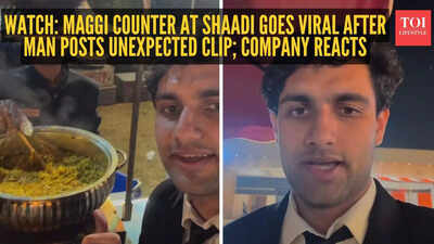  Maggi counter at shaadi goes viral after man posts unexpected clip; company reacts