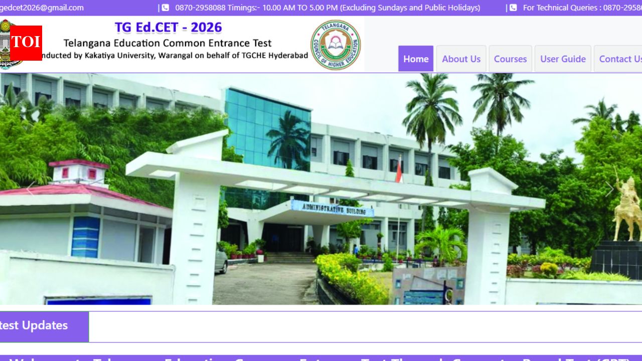 TS EDCET 2026 registration begins: Exam on May 12 for B.Ed admissions in Telangana, direct link to apply here