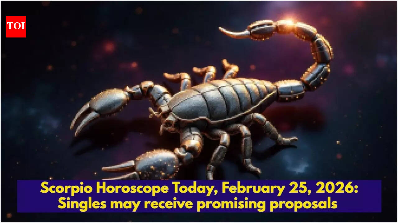 Scorpio Horoscope Today, February 25, 2026: Singles may receive promising proposals