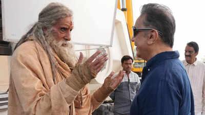 Amitabh Bachchan begins 'Kalki 2' shoot, shares excitement about reunion with Kamal Haasan: 'Working together after ages'